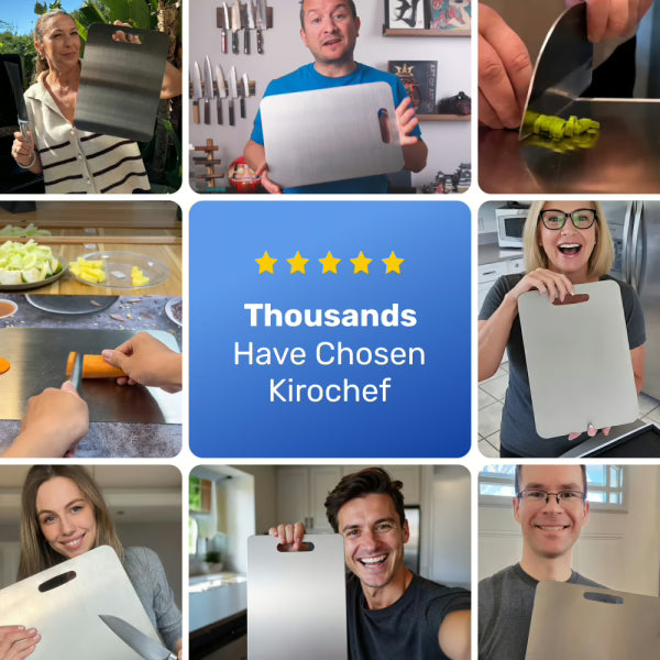 Professional Titanium Cutting Board: Resists 99% of Bacteria