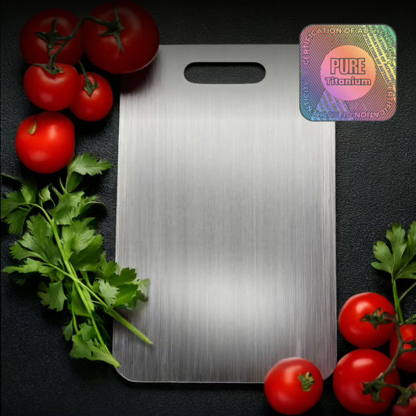 Professional Titanium Cutting Board: Resists 99% of Bacteria